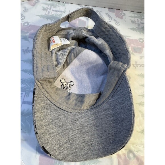 Disney Junior Mickey Mouse Grey Adjustable Baseball Cap 100% Cotton - Picture 7 of 9